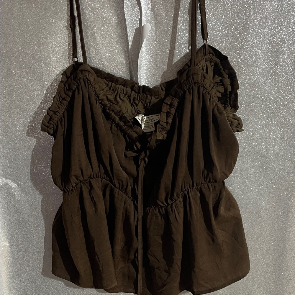 American Eagle Outfitters Dark Brown Camisole
